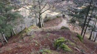 On arrive aux roches du Valtin Les roches du Valtin